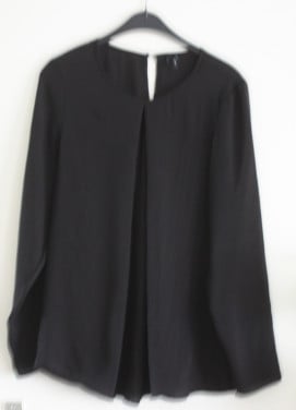 Zwarte blouse shirt maat L