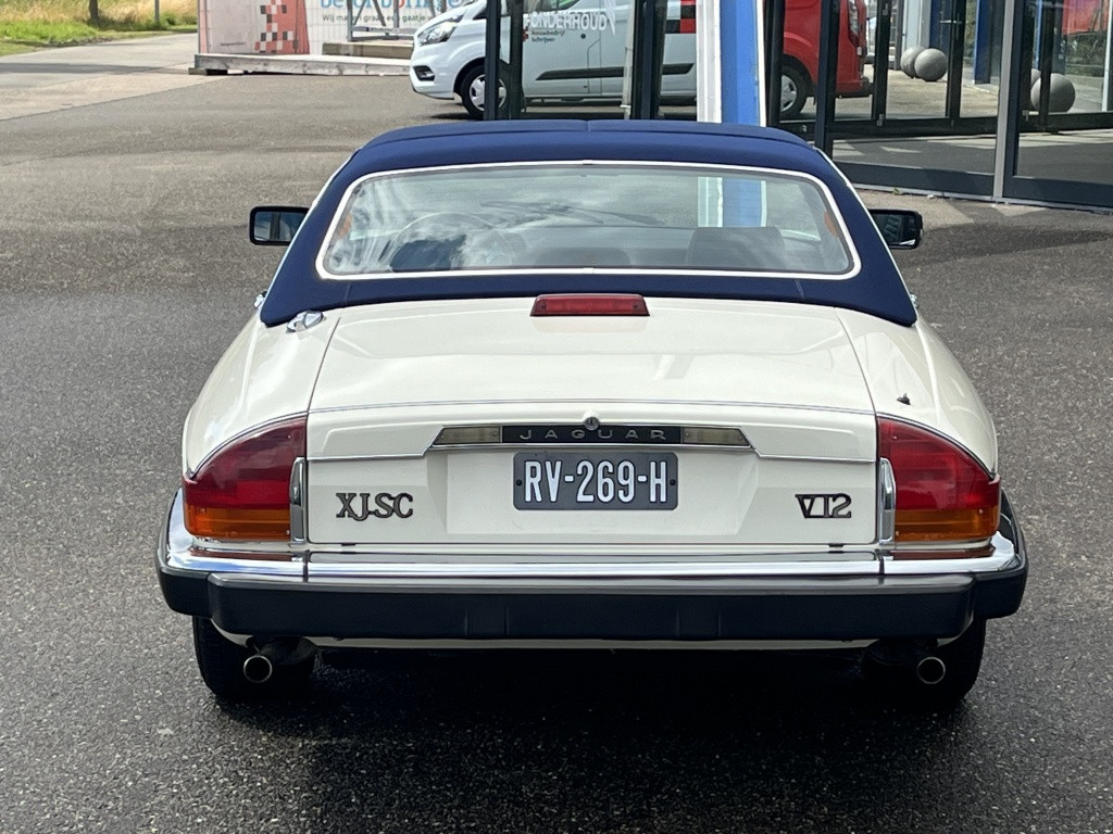 Jaguar Xj xjs-c 5.3 v12 targa met zeldzame hardtop