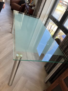 Glazen eettafel Barcelona