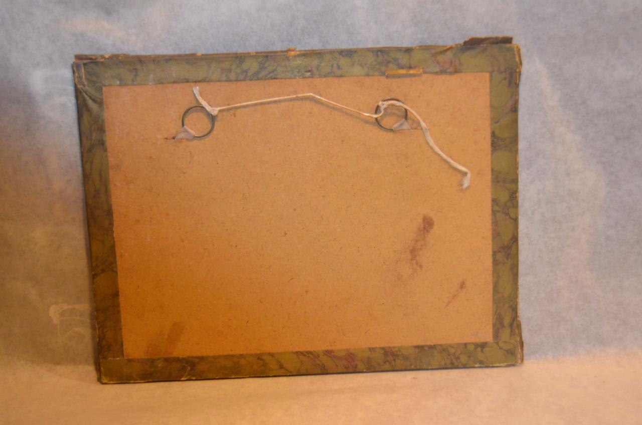 4 Etsjes gesign. ' E. Laun ' (?) dorps / stadsgezichten