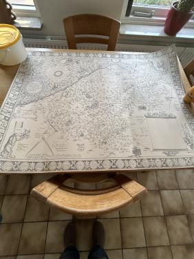 Cartografie kaart Vlaanderen