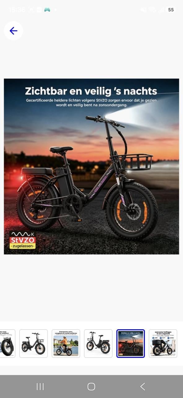 Fatbike vouwfiets
