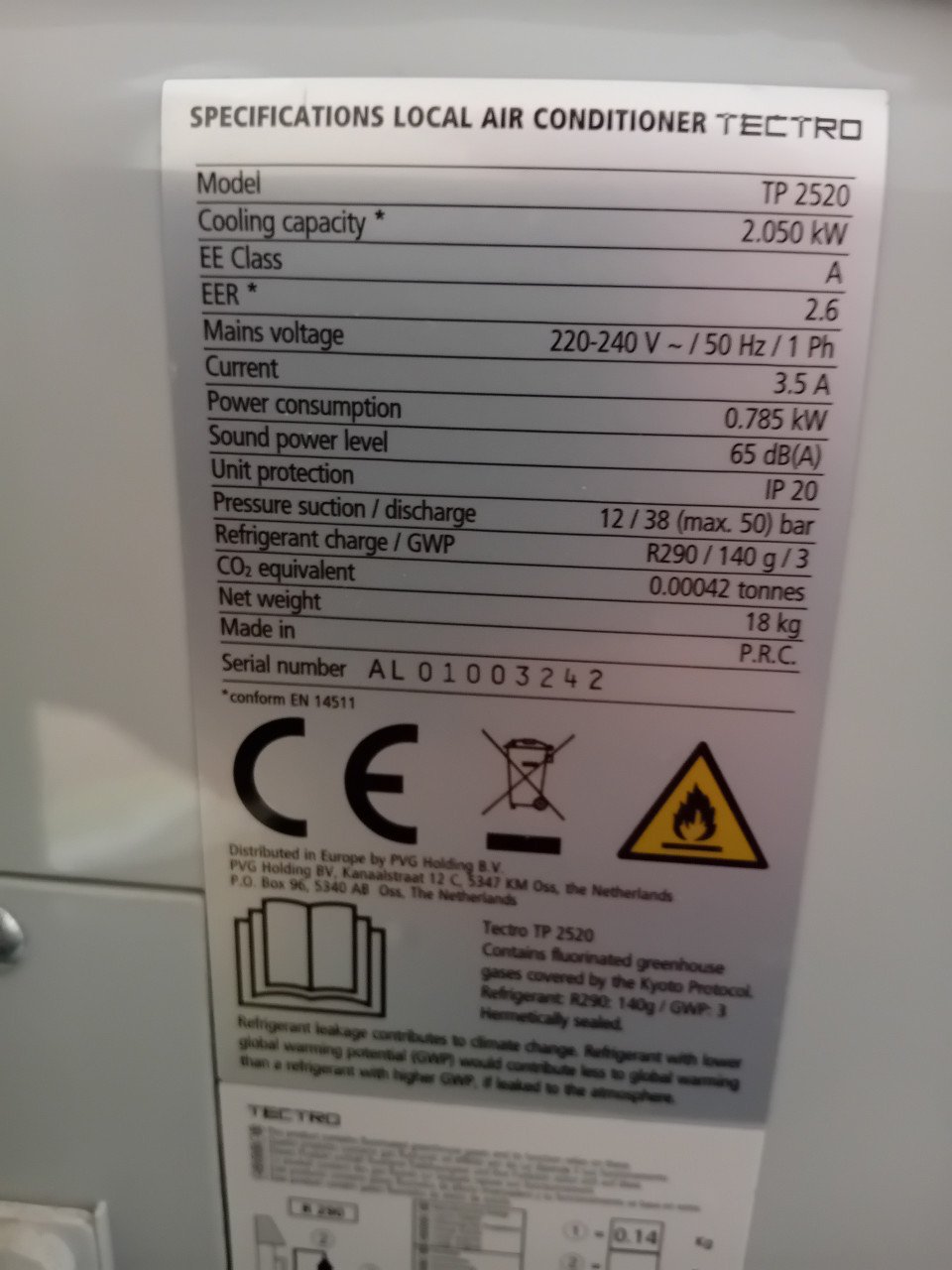 Te koop air conditioner