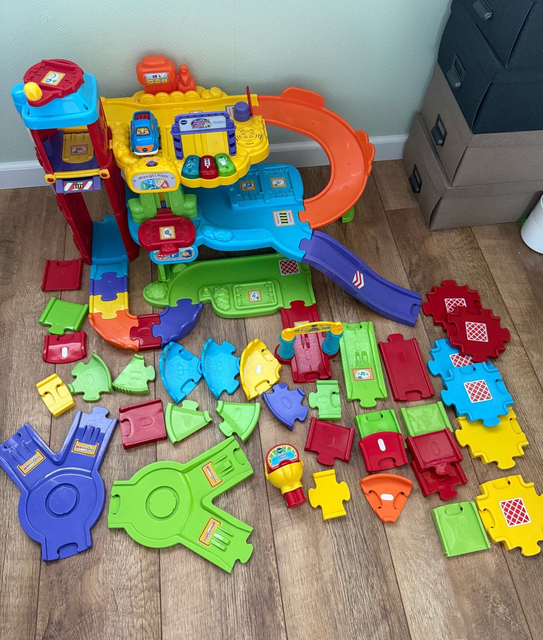 Heel veel toet toet auto’s + garage