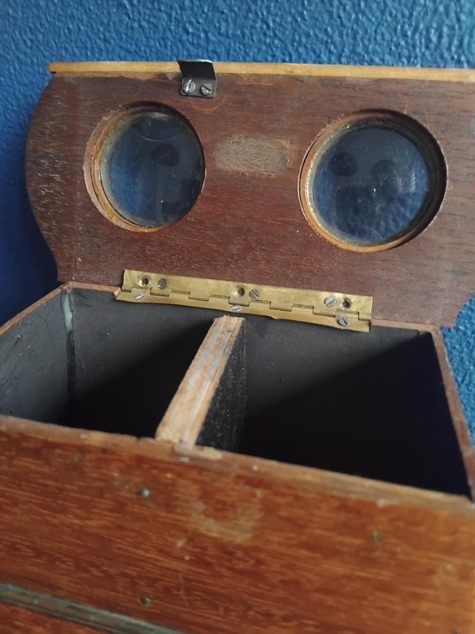 Antiek Stereoscoop / Stereoscopische kijker