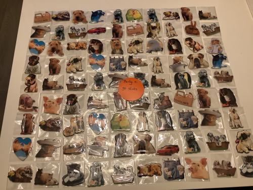 Partij super leuke magneetjes ( partij 21)