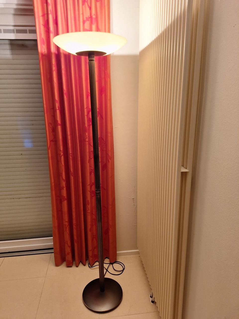 Staande lamp + plafondlamp