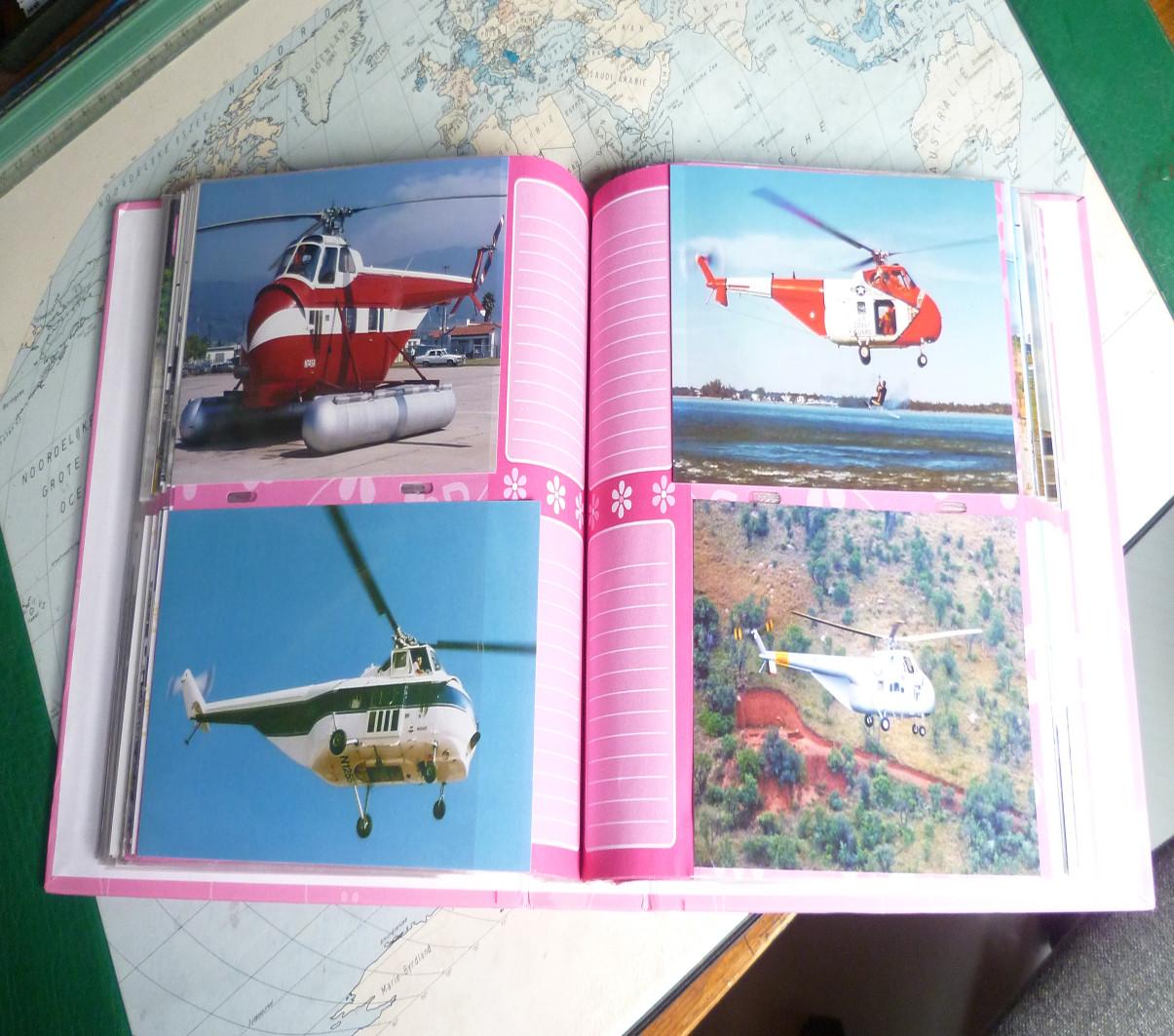 3 Vliegtuig albums  Elke albums met 200 (herdruk) foto's