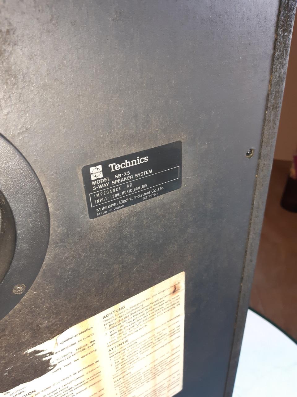 Technics SB X5  Luidsprekers  +-1978