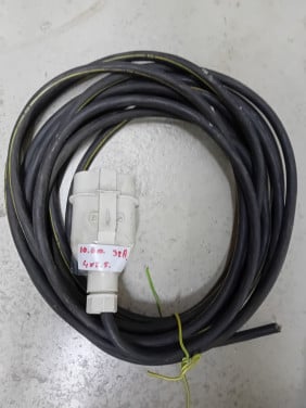 Kabel, zware uitvoering t.b.v. krachtapp. 4 x 2,5 mm, incl. 32 A steker.