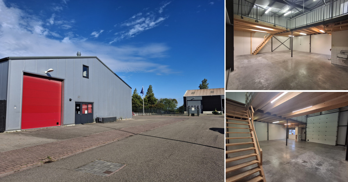 TE HUUR: Loods / bedrijfsruimte Cruijckelcreke 28 te Wissenkerke.