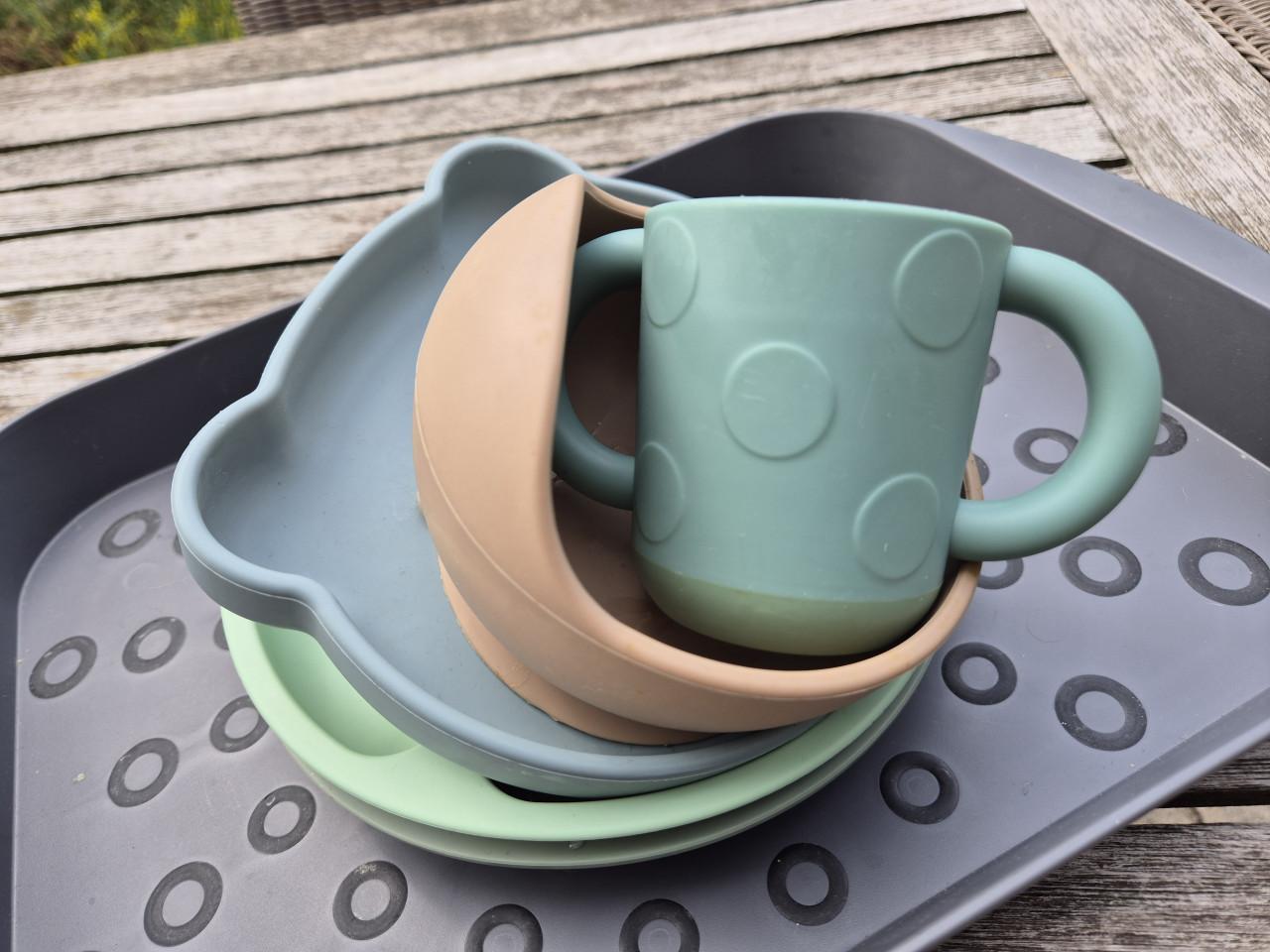 Silicone kinderservies voor baby of peuter
