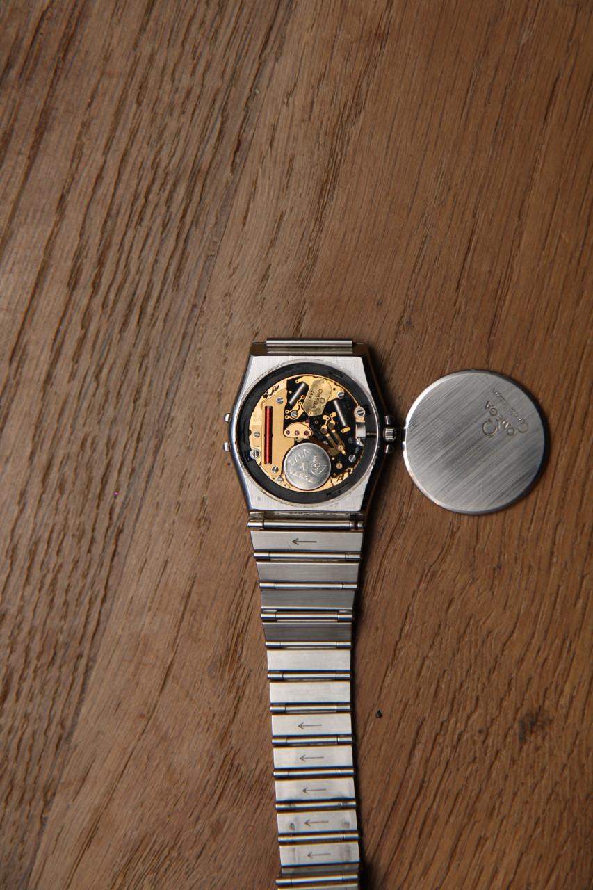 Vintage Omega Constelation (staal, zwarte wijzerplaat 32mm)