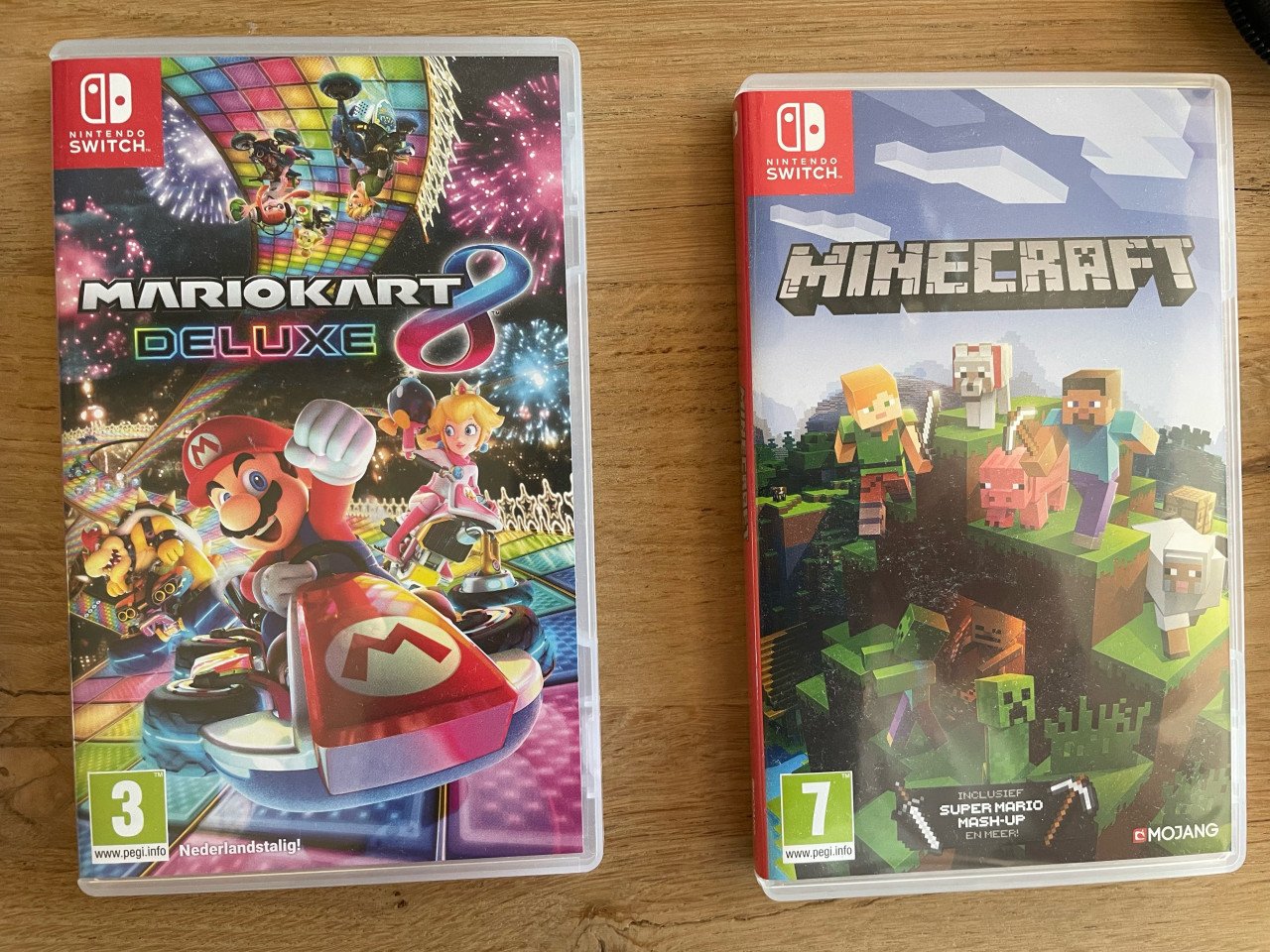Nintendo Switch compleet met 6 spellen (GERESERVEERD)
