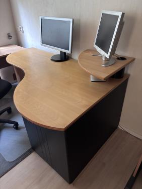 Bureau beuken - zwart