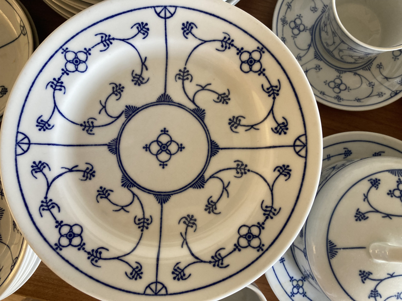 Klassiek Jäger/Kahla | Eisenberg | Blau Saks Servies