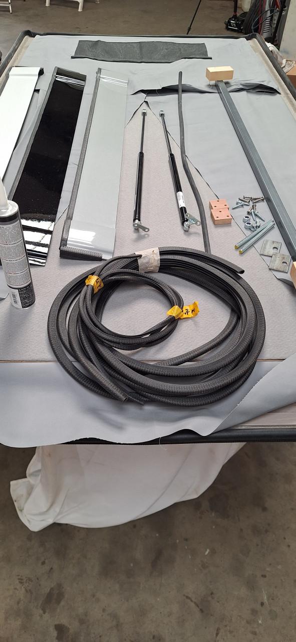 DHZ  pakket voor montage superplat hefdak voor buscamper