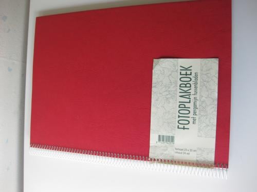 Nieuw fotoboek met spiraal