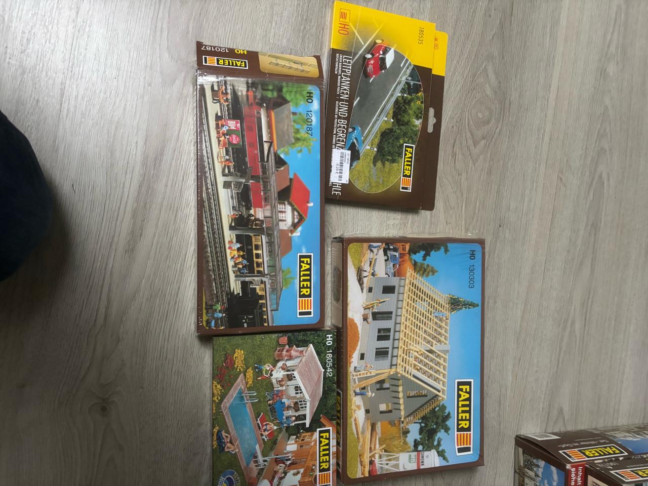 Modelbouwhuisjes, nieuw en gebruikt