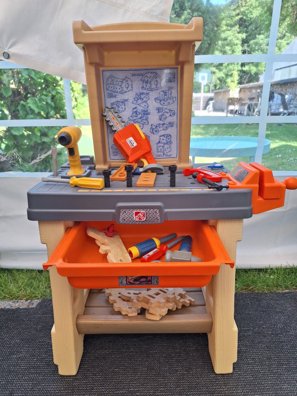Speelgoed werkbank