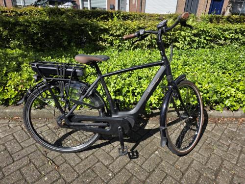 Gazelle Orange elektrische heren fiets met Bosch middenmotor en 500wh accu