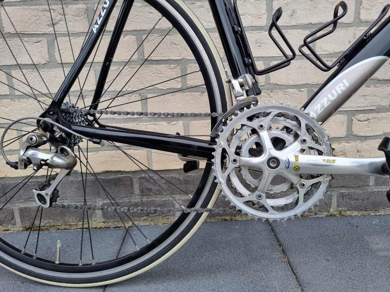 Azzuri racefiets, in zeer goede staat, maat XXL