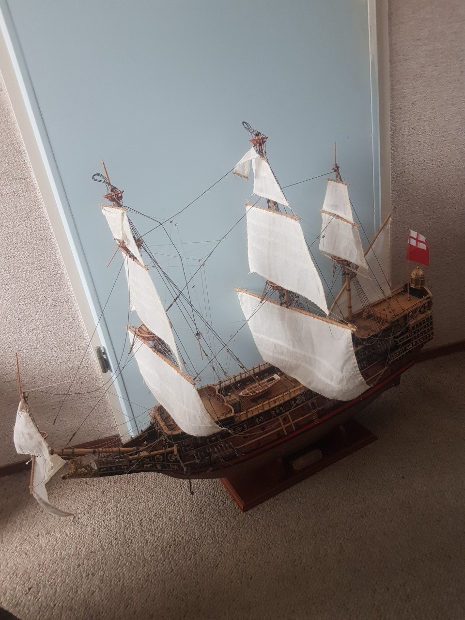Grote model zeilboot