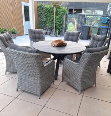 Tuinstoelen met kussens