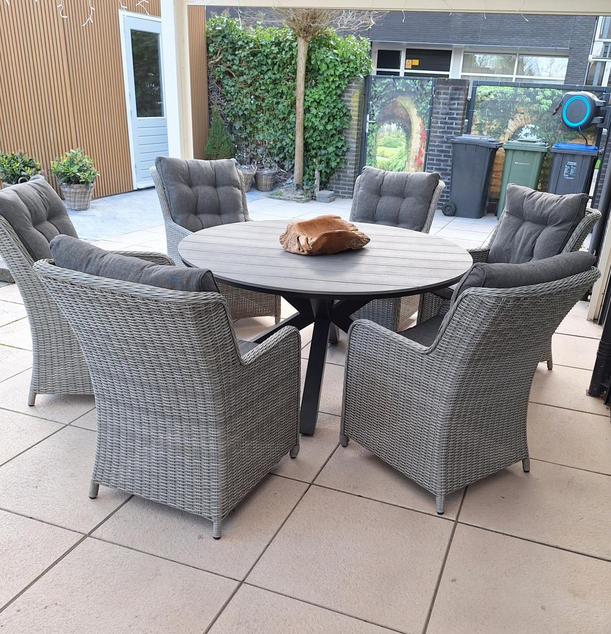 Tuinstoelen met kussens