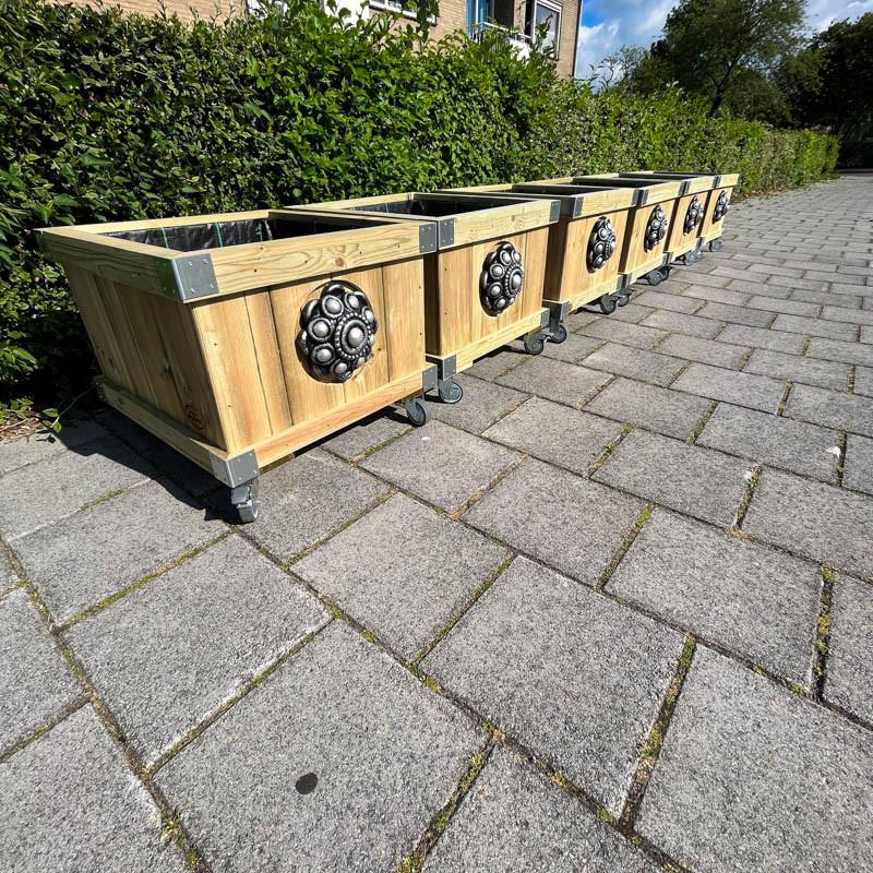 Zeeuwse knop bloembakken projecten ter inspiraties L60 x B60 x H60