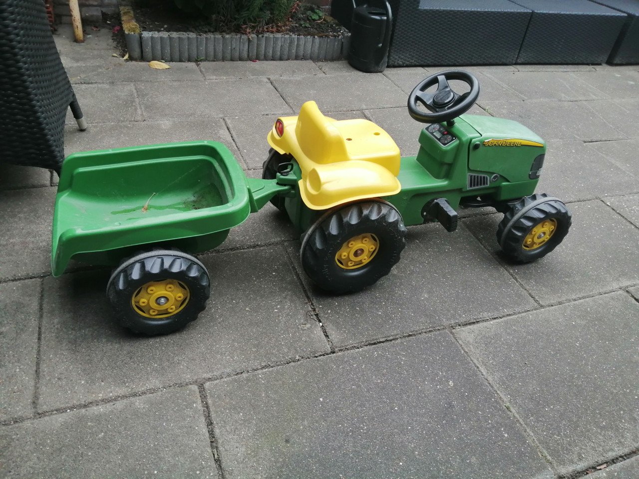 Tractor met aanhanger
