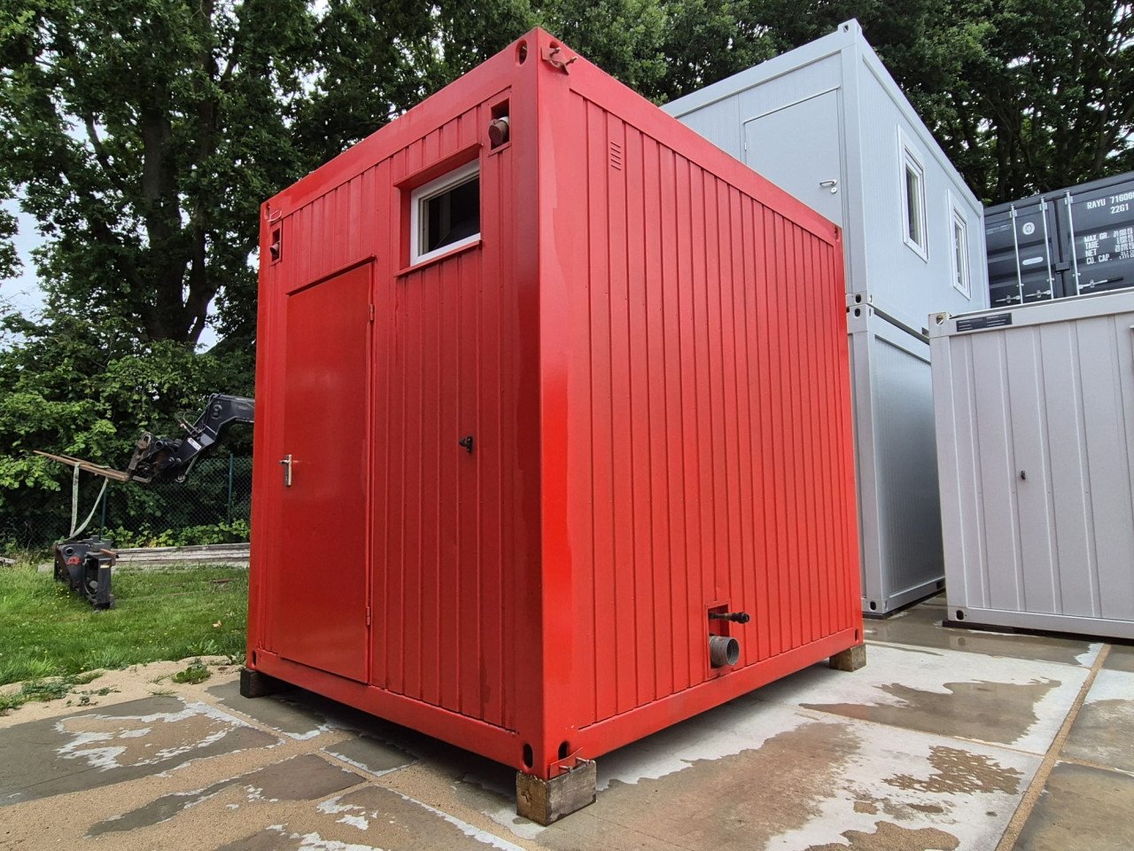 10ft toiletunit / sanitairunit / wc unit / mobiel toilet