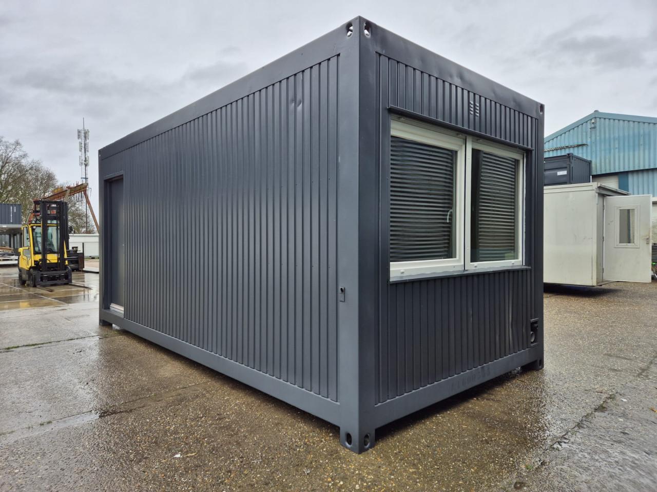 Kantoorunit / woonunit / bureelcontainer / bouwkeet 6x3m