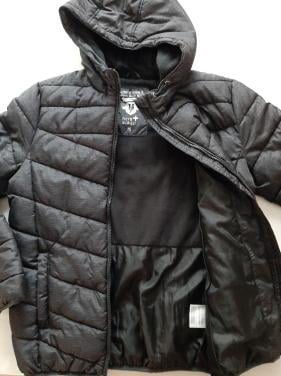 Winterjas  mt 170, grijs/zwart