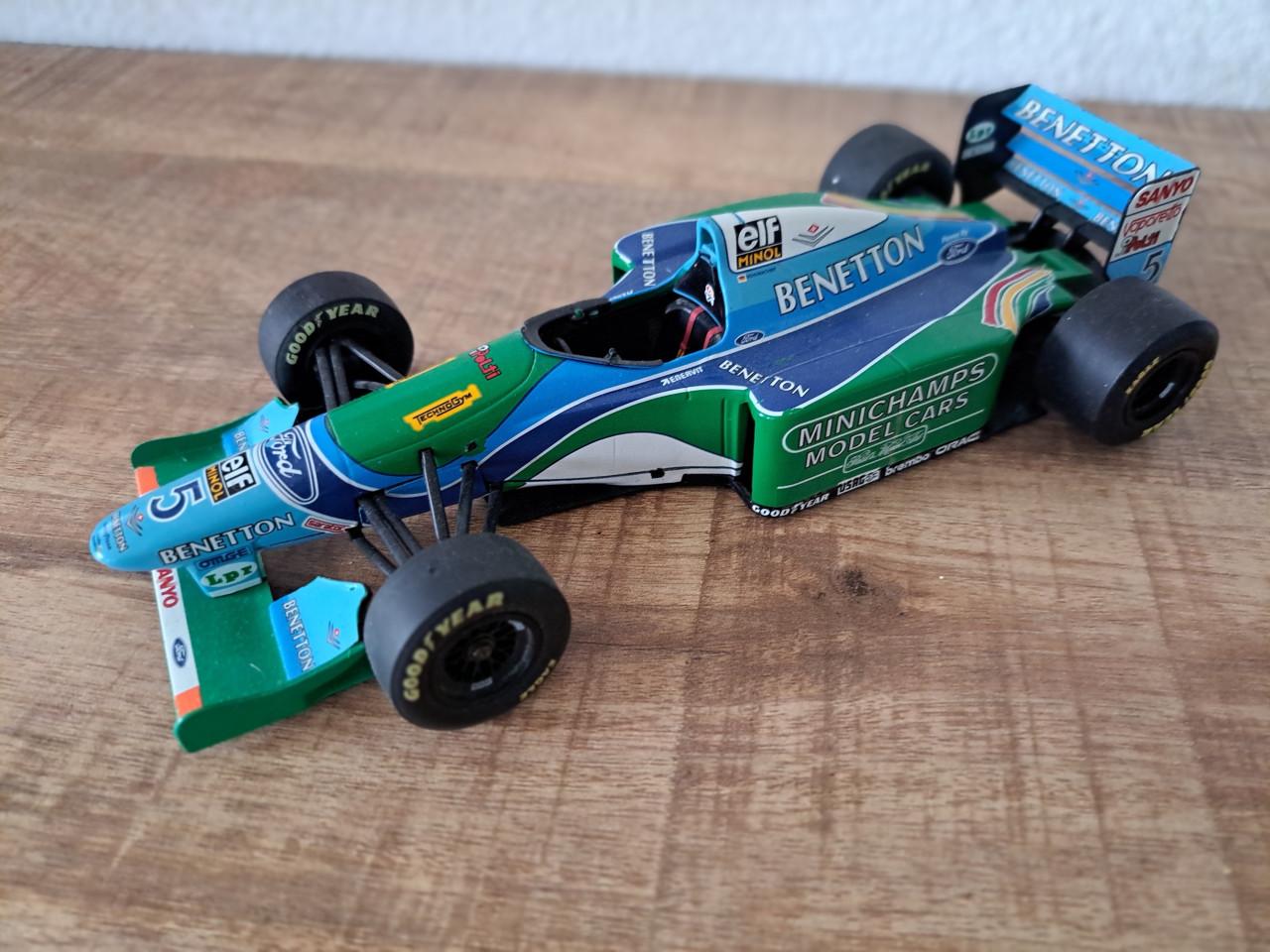 Benetton Ford B194 (startnummer 5) uit het Formule 1-seizoen van 1994,