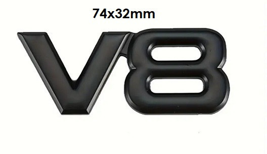 V8 Metalen Emblemen  NIEUW
