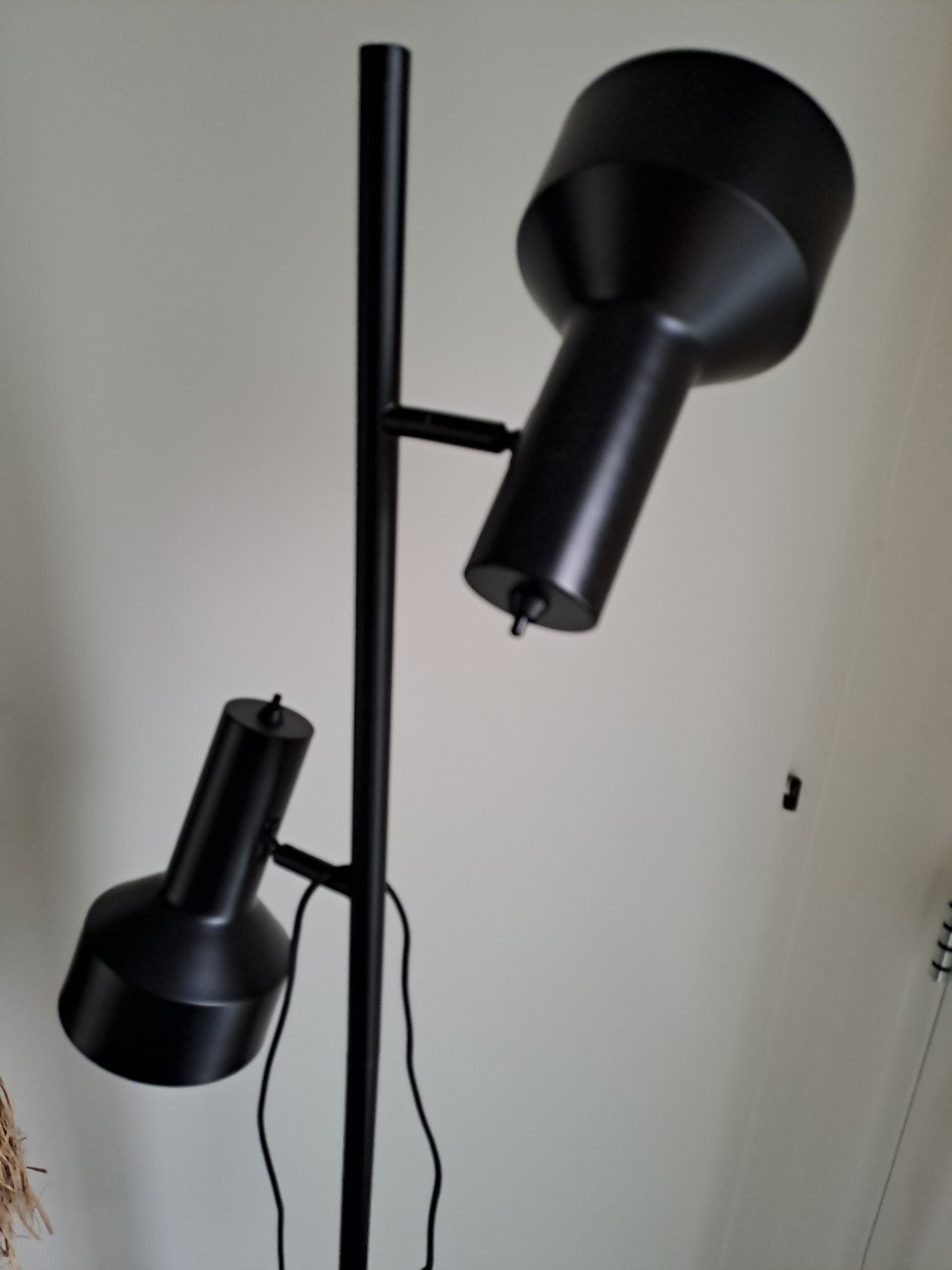 Staande lamp zwart