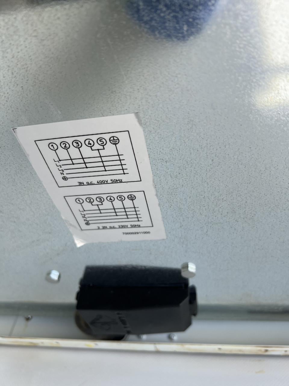 Pelgrim vrijstaand elektrische 4 pits keramische Kookplaat preilex stekker