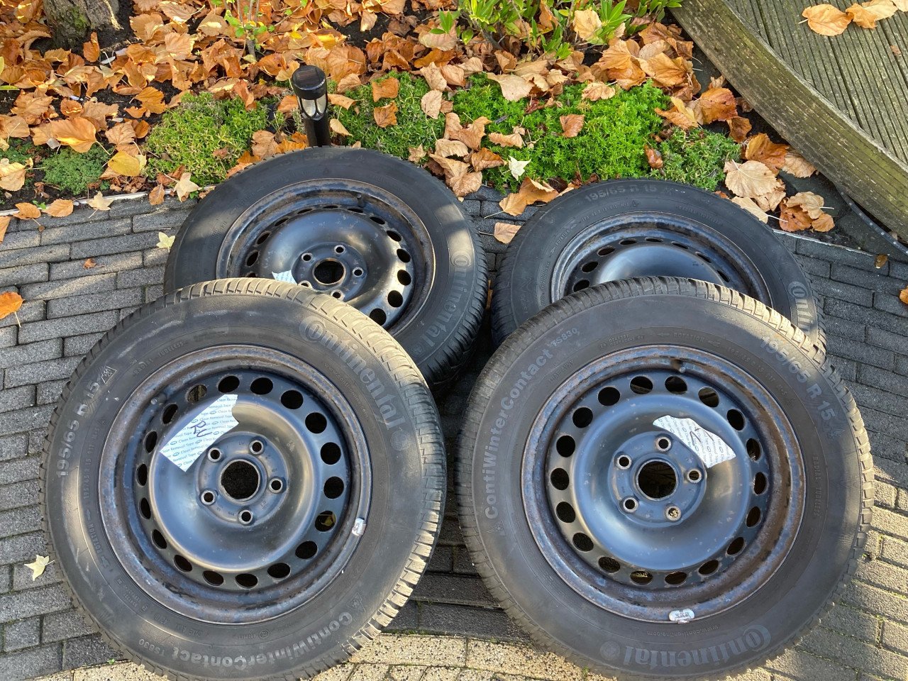 Winterbanden op stalen velg