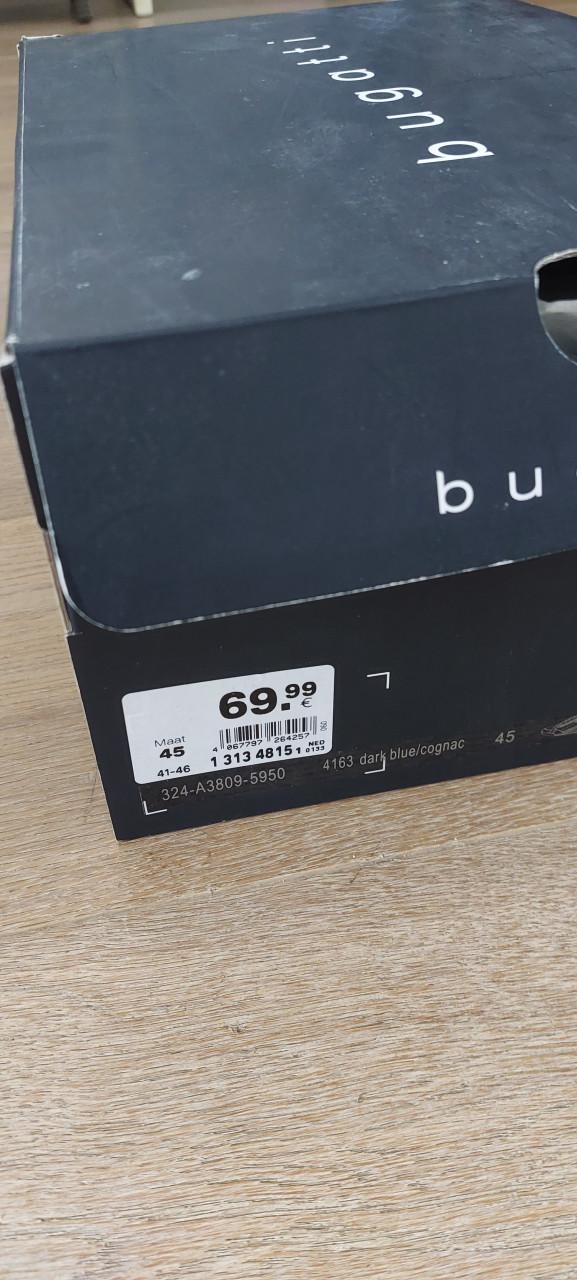 Bugatti herenschoenen maat 45