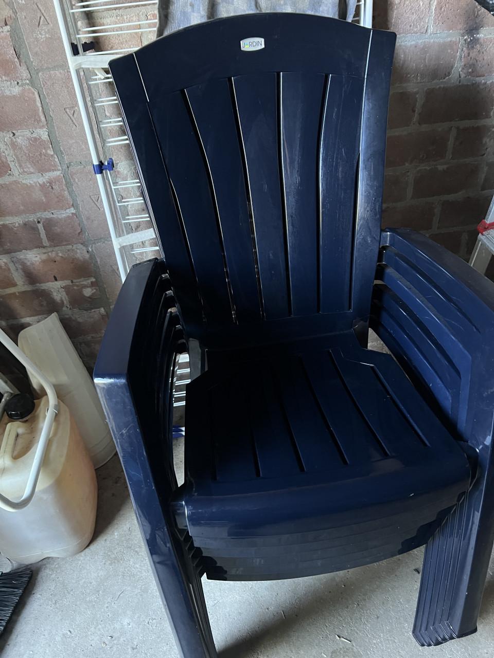 Nieuwe Tuinstoelen 6 stuks van hoogwaardig kwaliteit met kussen