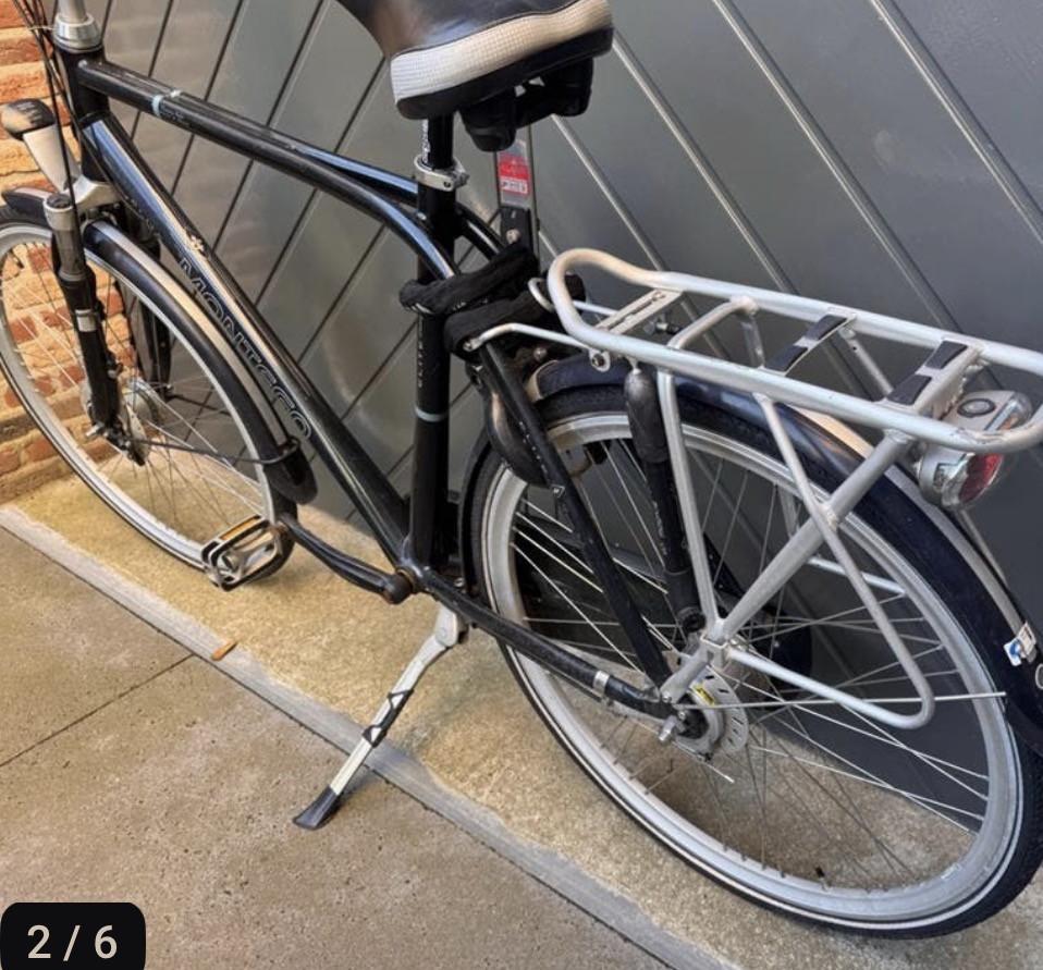 Montego heren fiets ( hoog frame 60 cm)