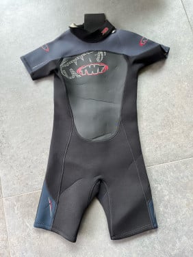 Shortie wetsuit kind TWF X3 3/2 mm
