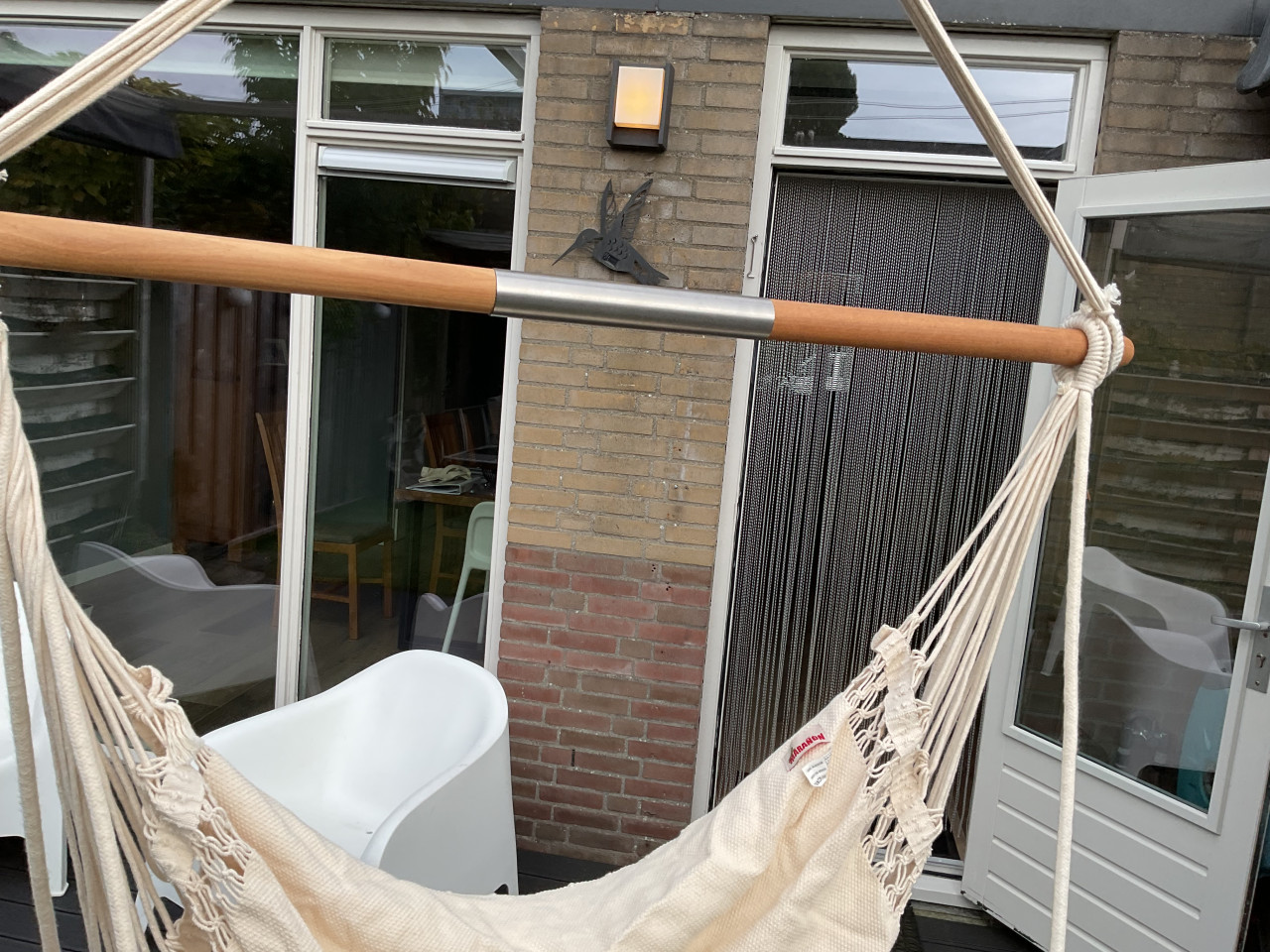 Hangstoel Maranon, kleur ecru