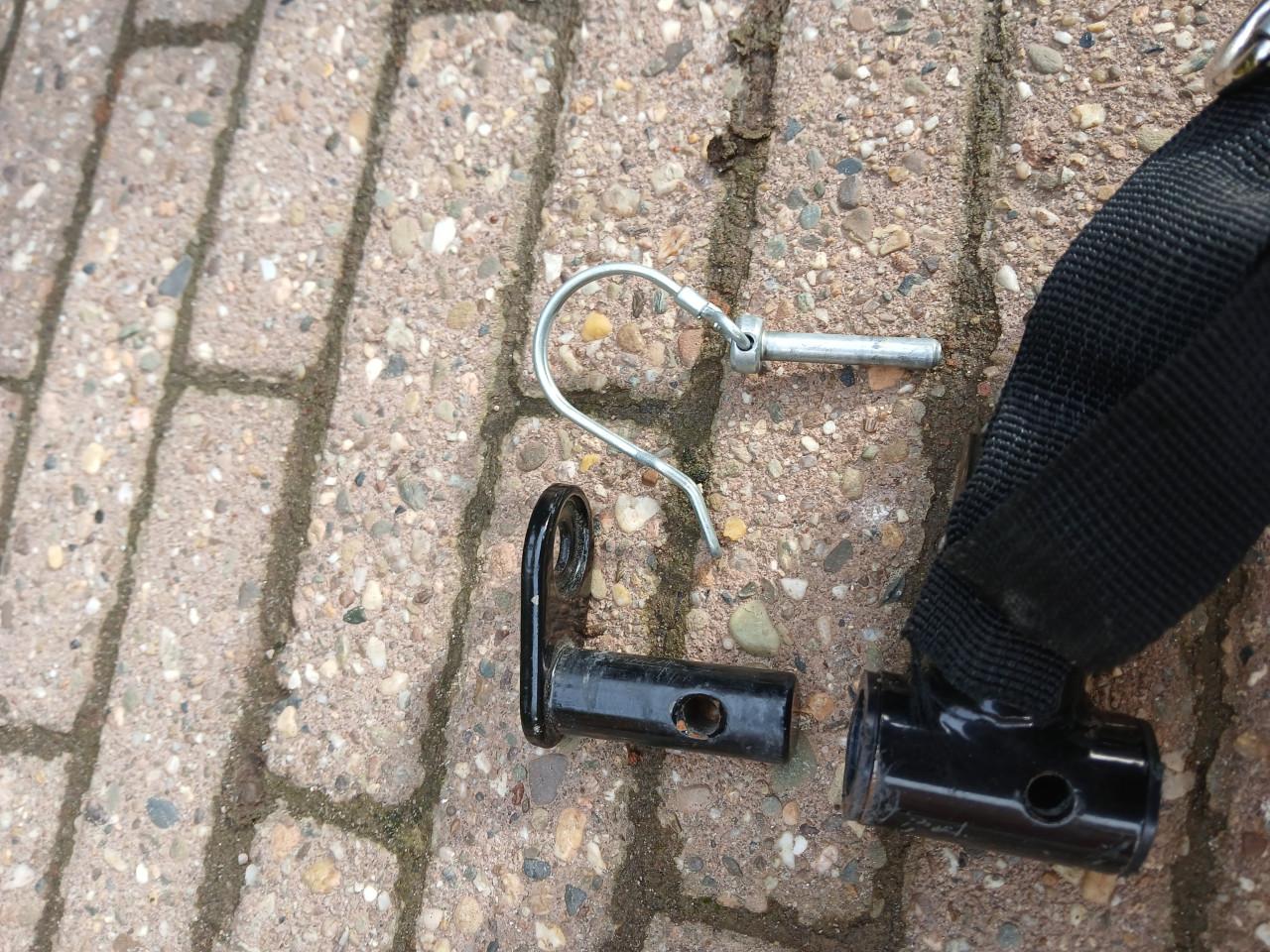 Fietskar met afdekhoes