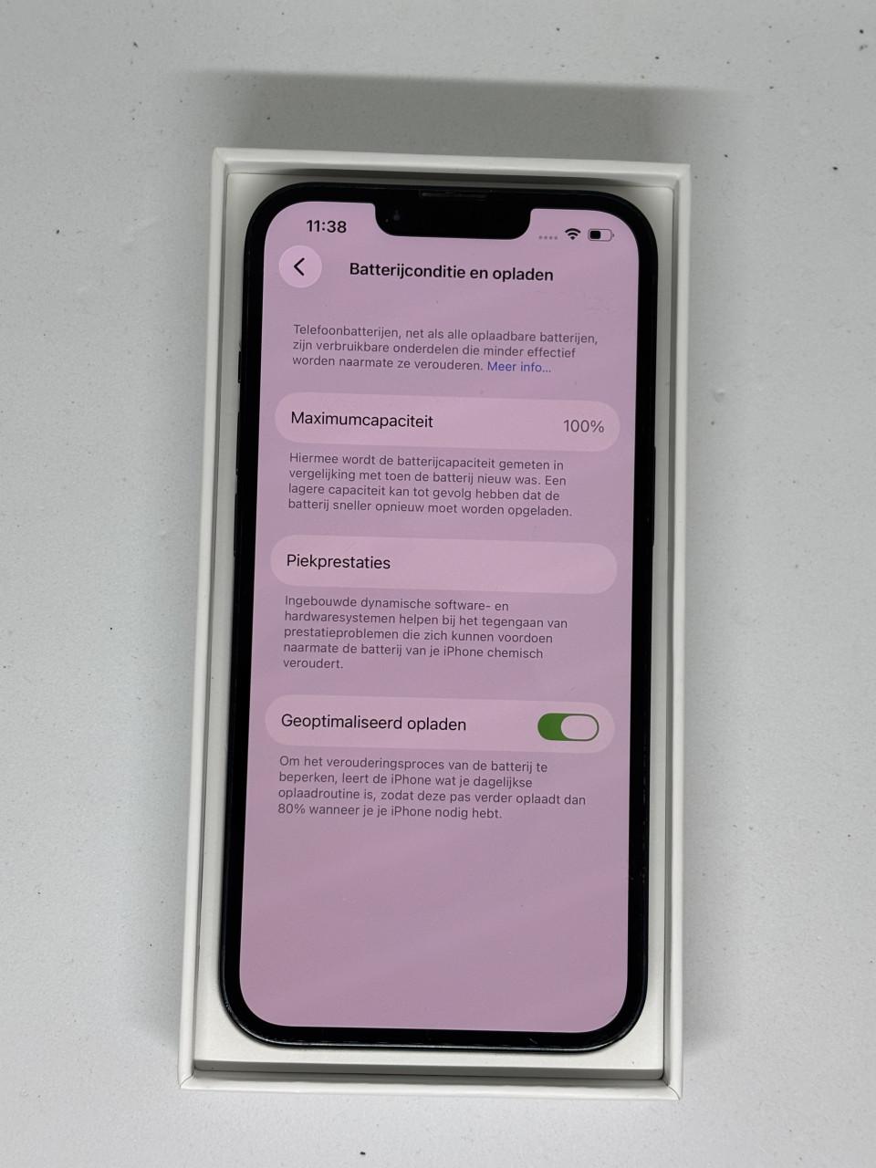 IPhone 14  Spacezwart  128GB