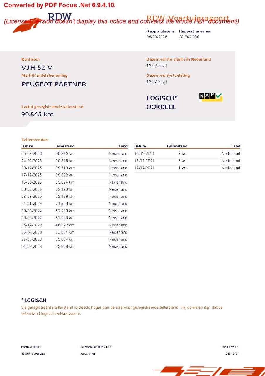 Peugeot Partner 1.5 bluehdi 100pk 1000kg asphalt trekhaak | navigatie | air