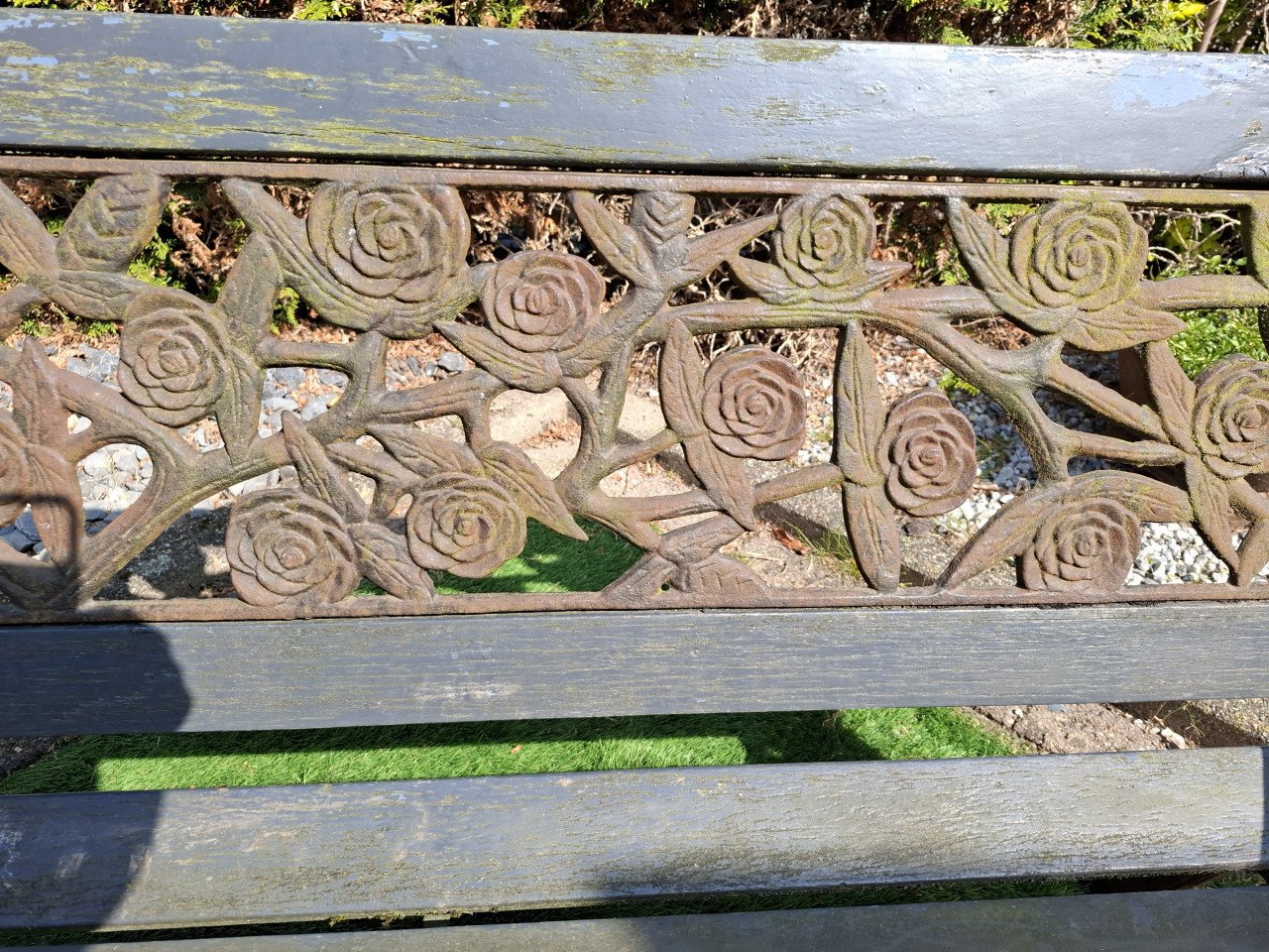 Gietijzeren tuinbank