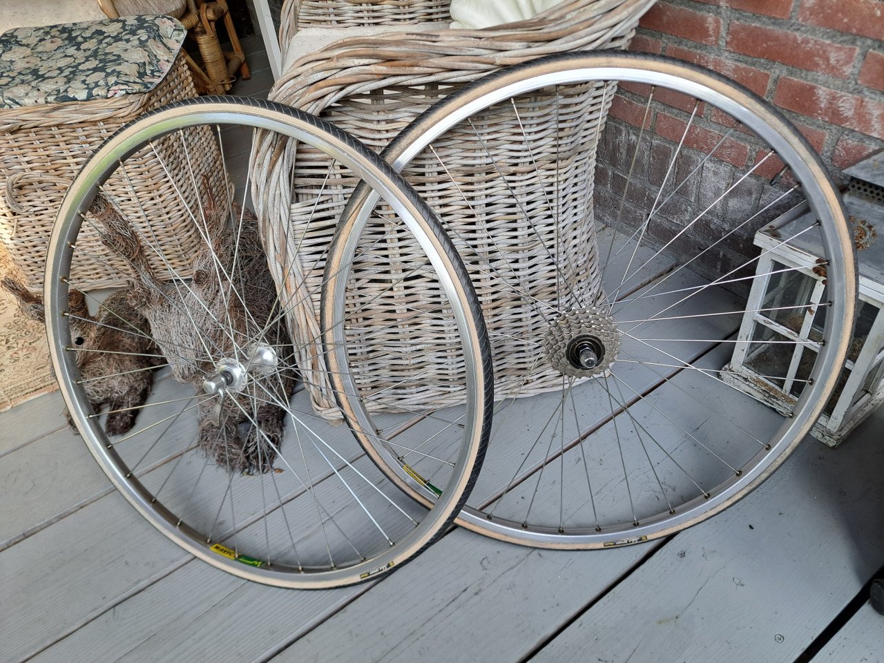Racefiets wielen Shimano/ Mavic