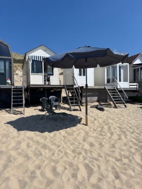 Te huur van 12 tm 19 juli ons slaapstrandhuis op Dishoek
